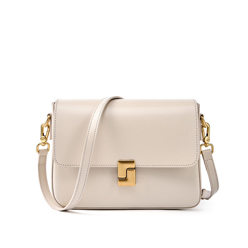 Women's commuter leather small square bag