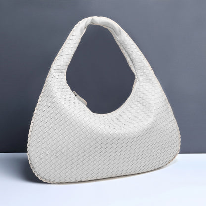 2024 New Hand-woven Hand-held Moon Bag