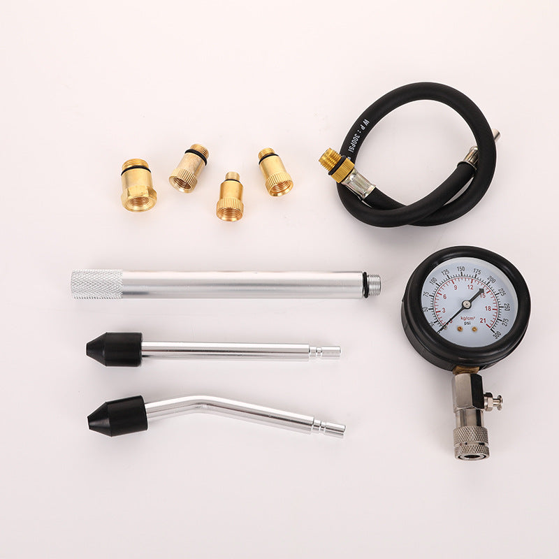 Multifunctional dual-purpose pressure gauge for automobiles and motorcycles