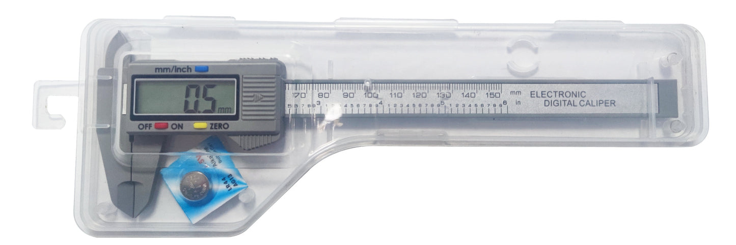 High-Precision Digital Caliper with Large LCD Display