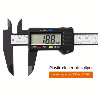 High-Precision Digital Caliper with Large LCD Display